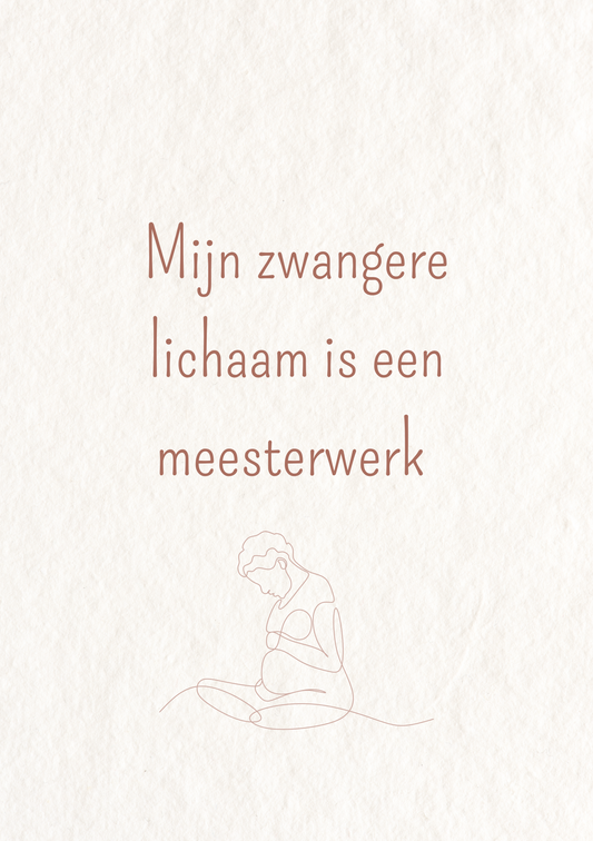 Mijn zwangere lichaam is een meesterwerk